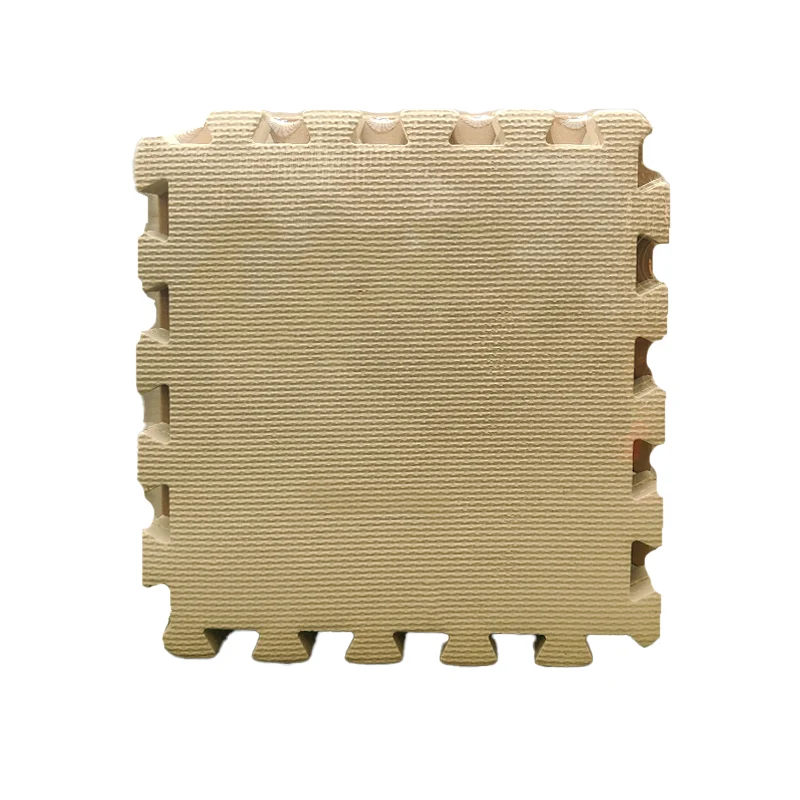 Tatami Tatami Goma Eva Caramelo y Beige | 30x30cm | 10mm | Paquete 9 unidades