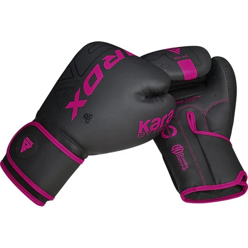 Material para Instalación y Complementos Guantes de entrenamiento de boxeo RDX F6 Kara para mujer 16oz