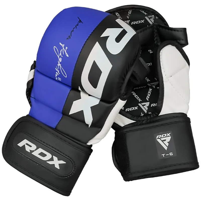 Material para Instalación y Complementos Guantes de combate MMA RDX T6 Azul S