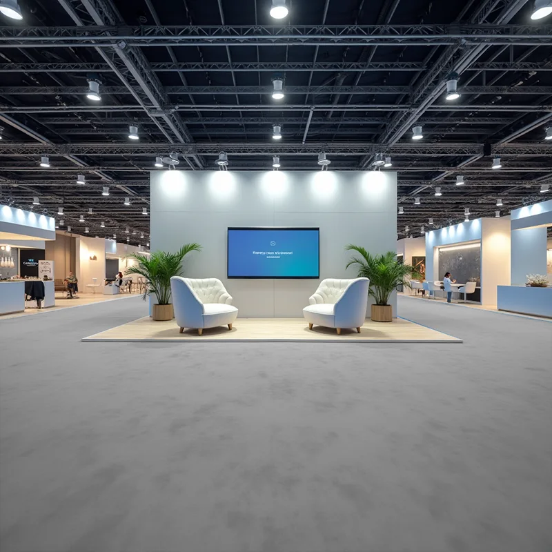 Moquetas Poliéster y PVA Resina Sintética Moqueta de Feria Premium Gris Bobinas Completas