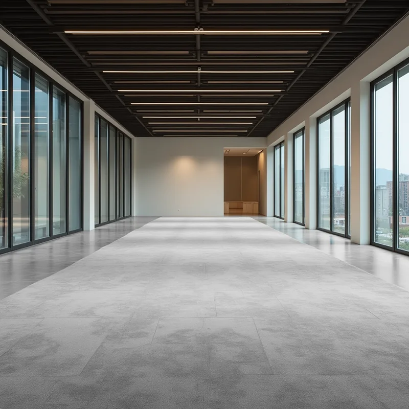 Moquetas Poliéster y PVA Resina Sintética Moqueta de Feria Premium Gris Bobinas Completas