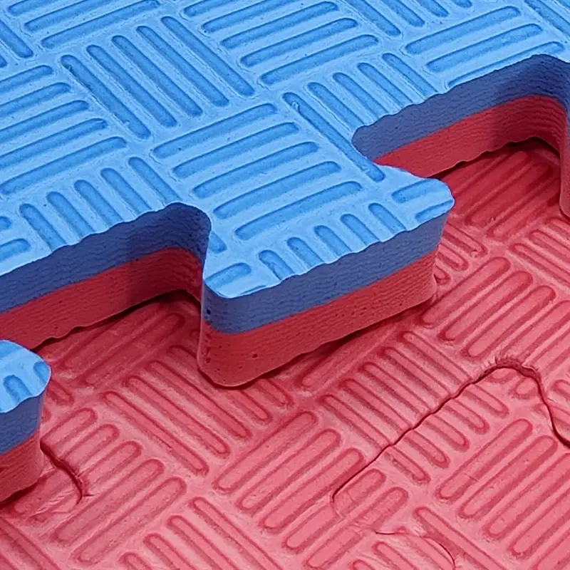 Tatami Etileno Acetato de Vinílo de Alta Densidad Tatami Azul Rojo | 1x1 | 40mm | Escuelas y Clubs Deportivos | Homologado Ignífugo CEE