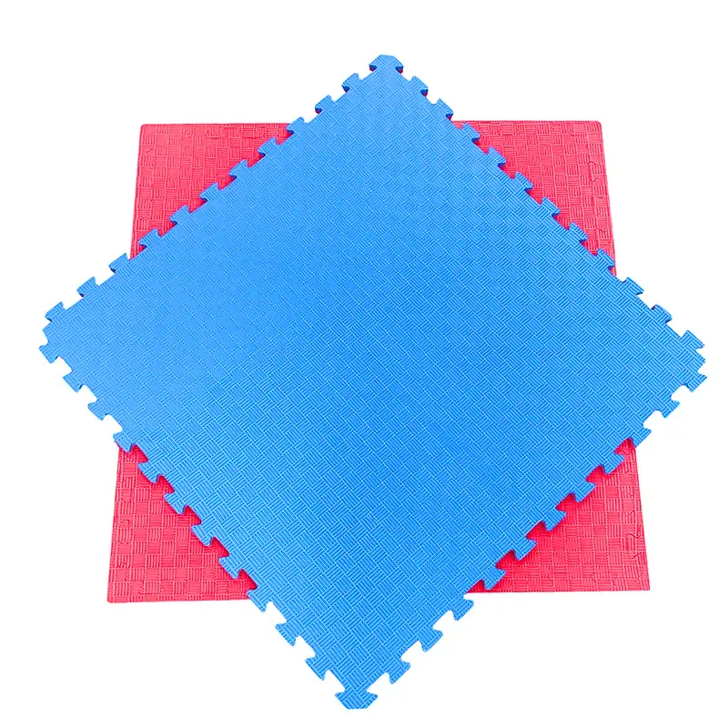 Tatami Etileno Acetato de Vinílo de Alta Densidad Tatami Azul Rojo | 1x1 | 20mm | Escuelas y Clubs Deportivos | Homologado Ignífugo CEE