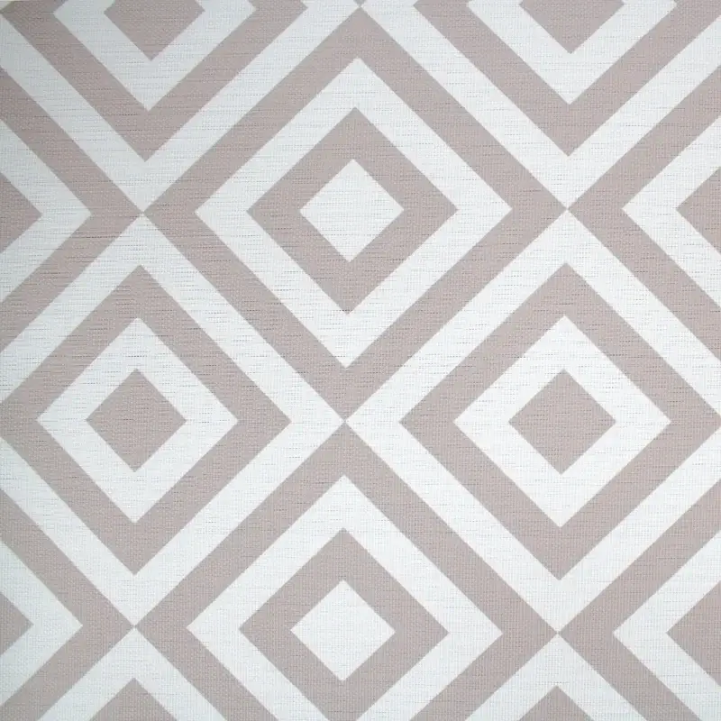 Alfombras 95% PVC + 5% PES Rombos Beige Alfombra Vinilica de exterior 80x150