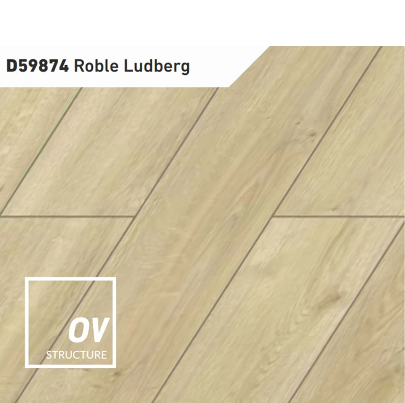 Tarimas Laminada Roble Ludberg Easy Step Platinium AC5 8mm