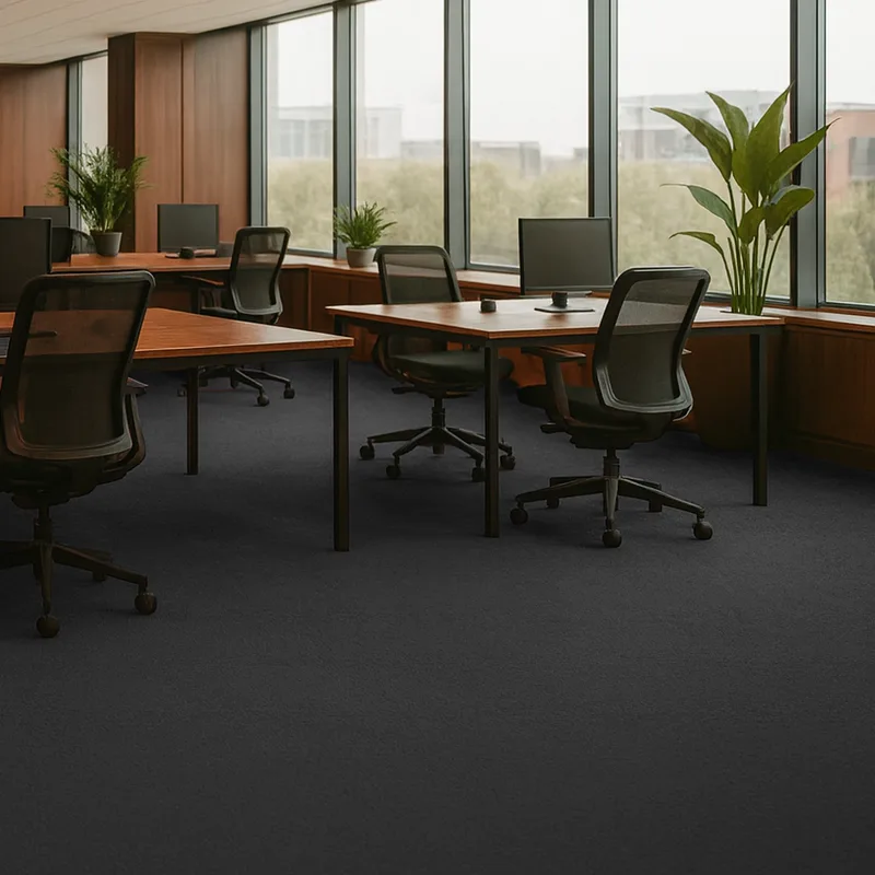 Moquetas Polipropileno Negro Antracita 87