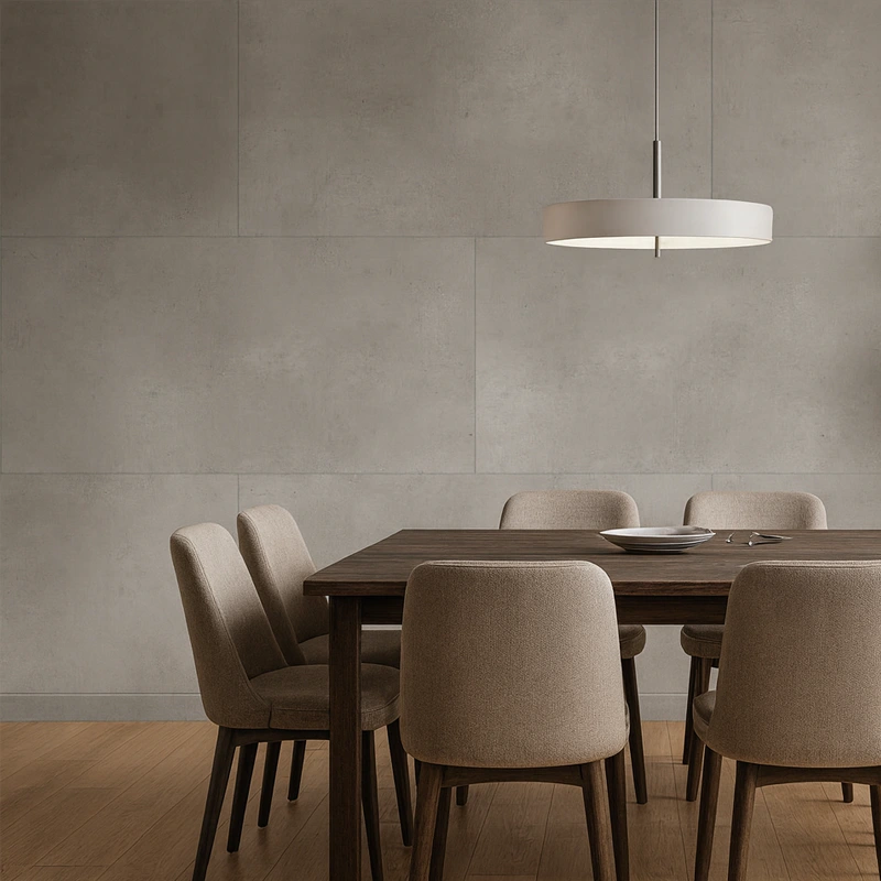 Revestimiento Pared PVC Revestimiento Pared SPC Cemento Pateon