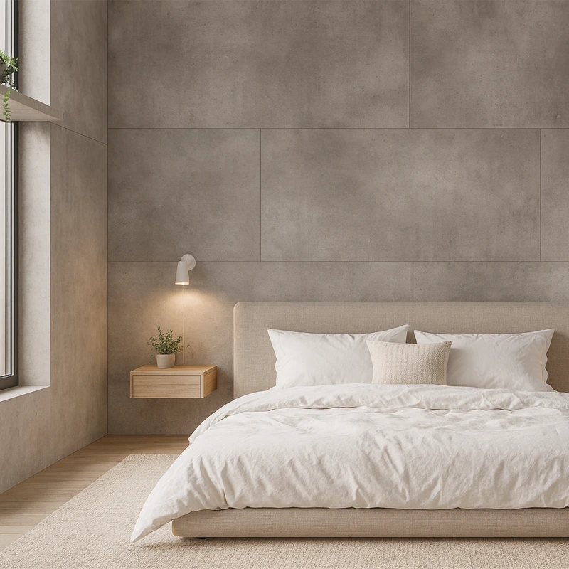 Revestimiento Pared PVC Revestimiento Pared SPC Cemento Pateon