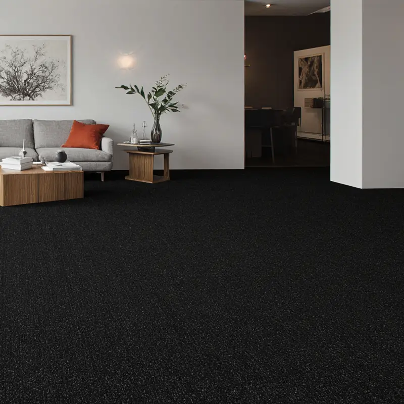 Moquetas Poliamida Ecos de la Musa Negro 165