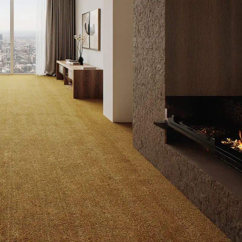 Moquetas Poliamida Ecos de la Musa Gris Oro 200