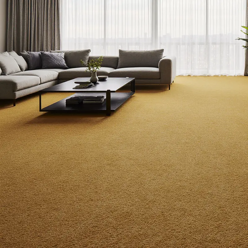 Moquetas Poliamida Ecos de la Musa Gris Oro 200