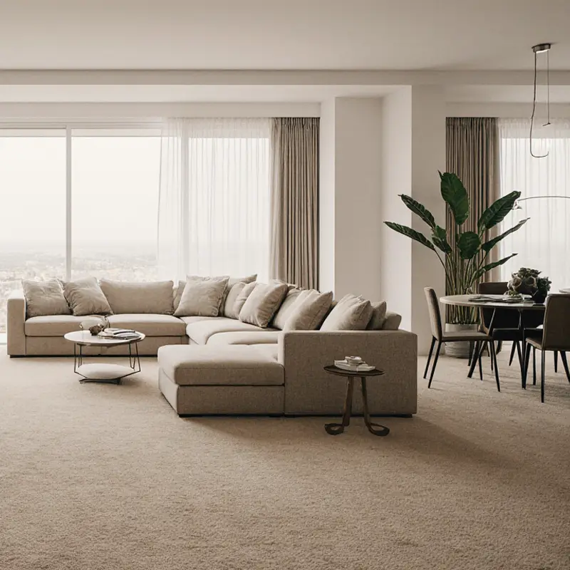 Moquetas Poliamida Ecos de la Musa Beige 154