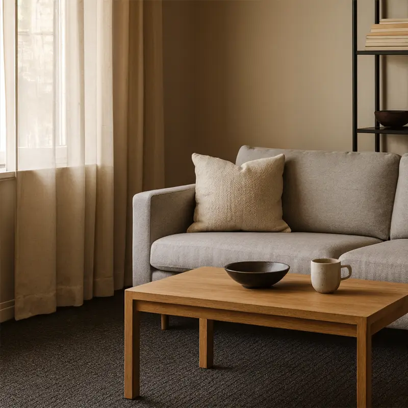 Moquetas Polirpopileno Trama Negro 141