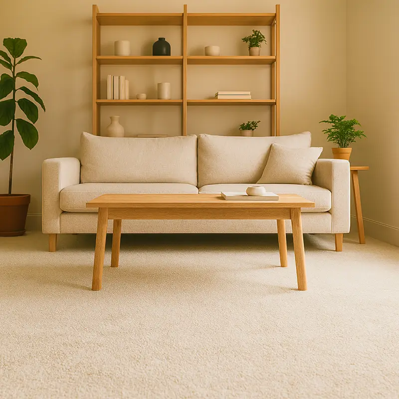 Moquetas Polyester PET Aurora Crema 128