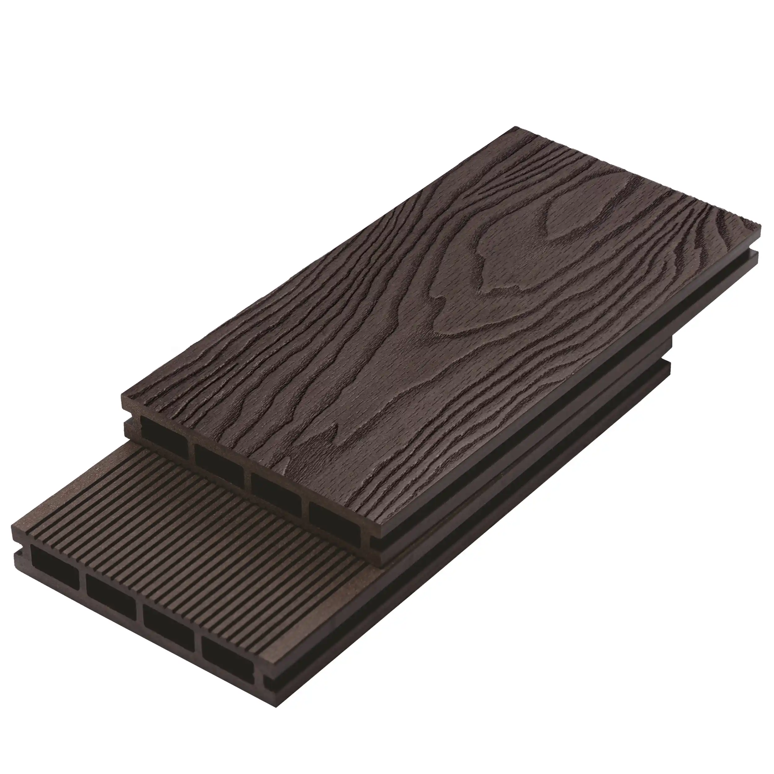 Tarima exterior Tecnológica Tarima Madera Exterior Wine Brown| Lama Composite