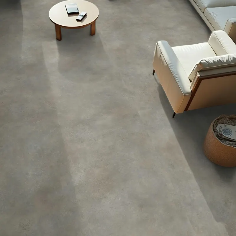 Vinílicos Heterogéneo Suelo Vinílico en Bobina Hormigon Zinc