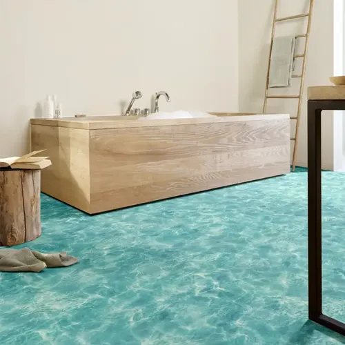 Suelo Vinílico Agua Marina Colorful Suelo Vinílico Agua Marina Colorful