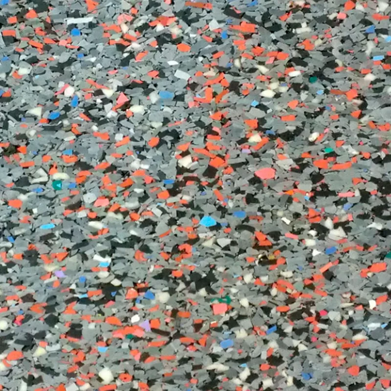 Caucho Macizo ROLLO DE CAUCHO 1,25x15m. | 4mm | DENSIDAD PLUS | Gris Multicolor