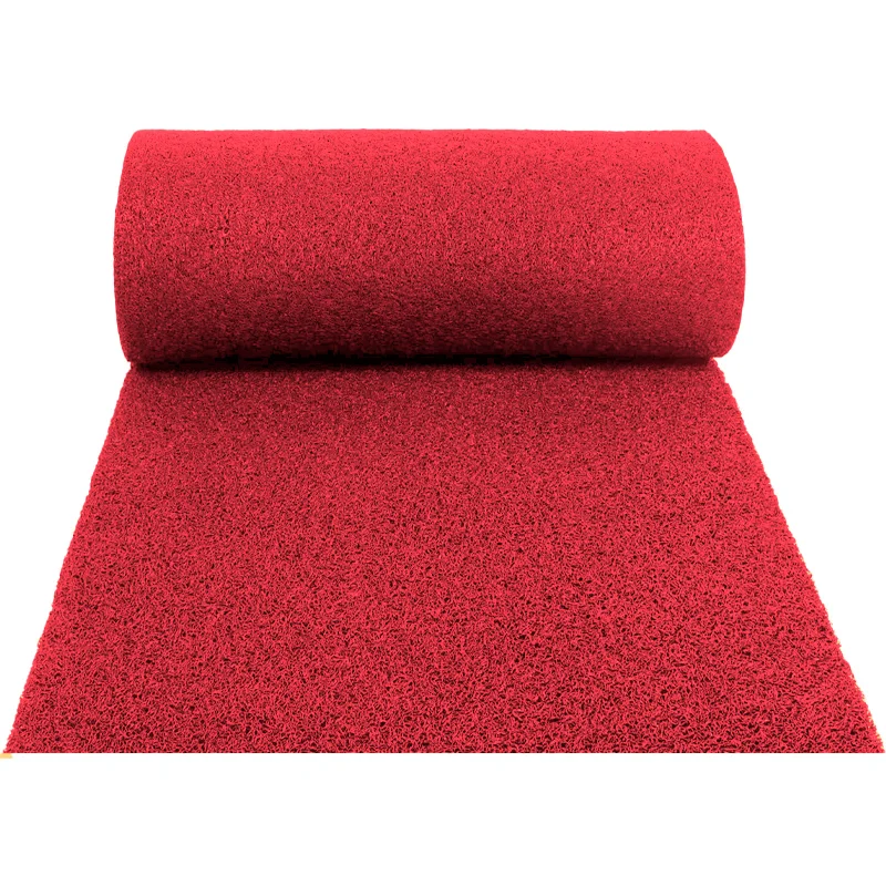 Moquetas Vinilico Rojo Felpudo