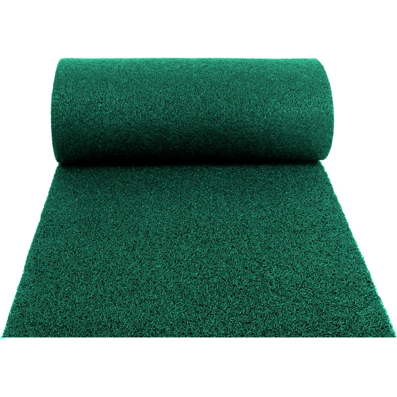 Moquetas Vinilico Verde Felpudo