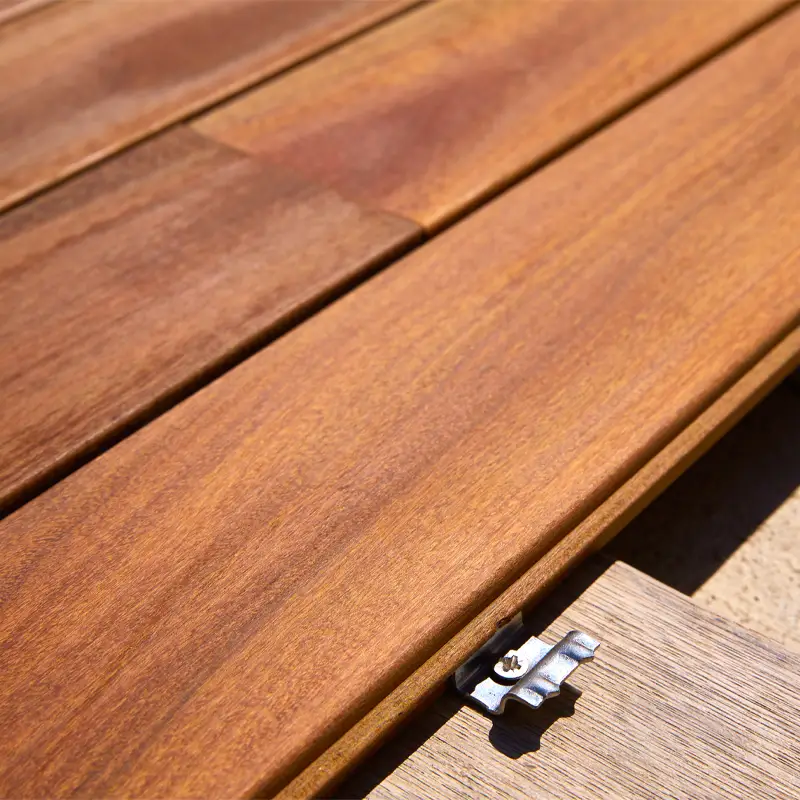 Tarima exterior Maciza exterior Cumaru Rojo