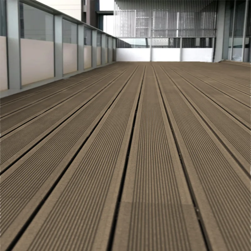 Tarima exterior Tecnológica Tarima Madera Exterior PVC Marrón | Lama Composite