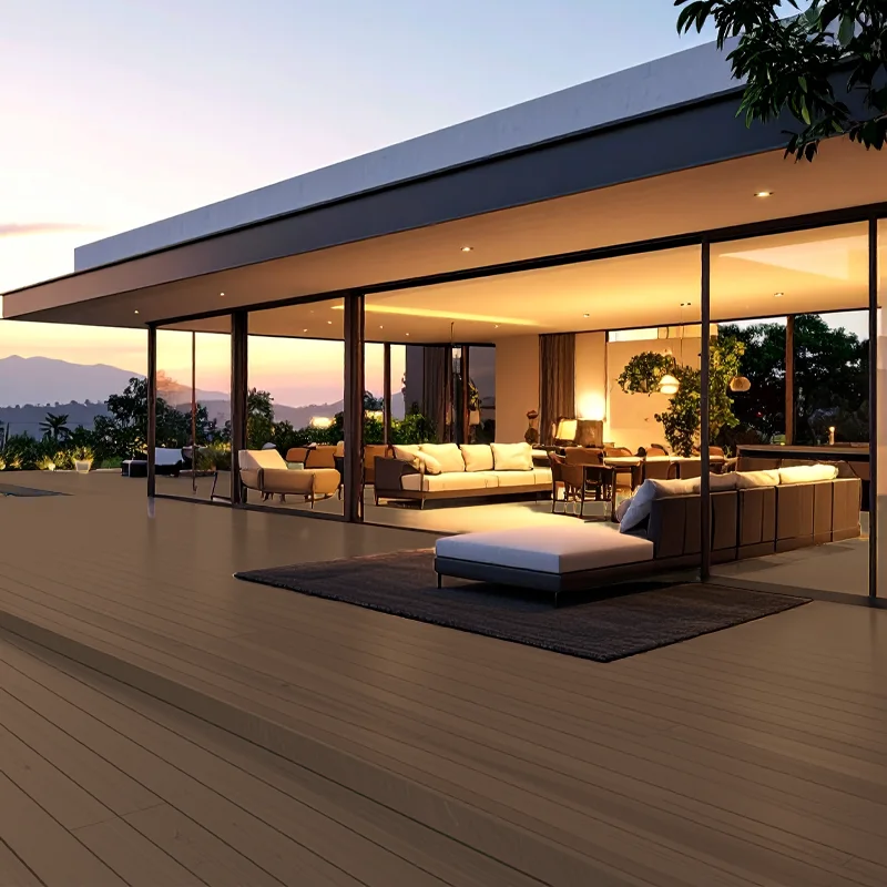 Tarima exterior Tecnológica Lama Composite Marrón | Tarima Exterior | Impermeable