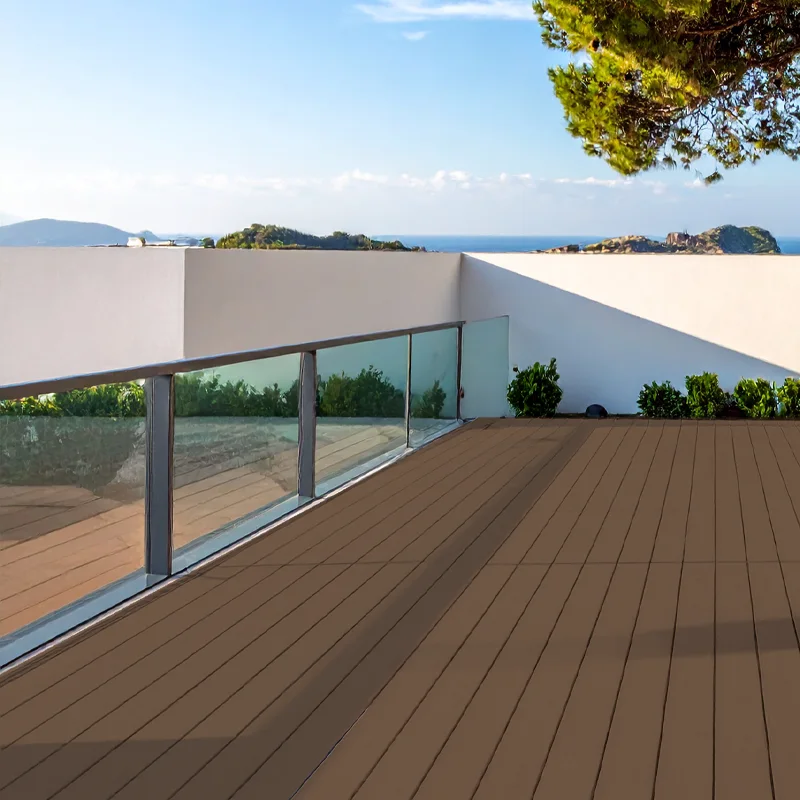 Tarima exterior Tecnológica Lama Composite Marrón | Tarima Exterior | Impermeable