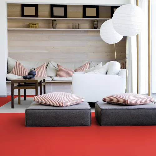 Suelo de Vinilo Rollos Melodía Rojo Suelo de Vinilo Rollos Melodía Rojo