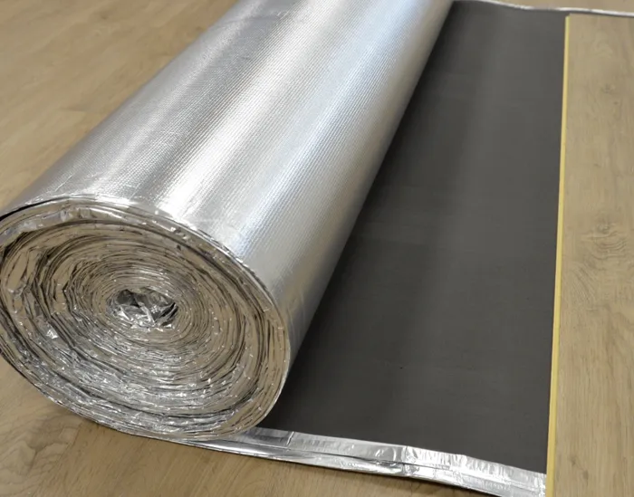 Obras accesorios GS+Mad_Subsuelo Espuma Caucho con aluminio 2mm