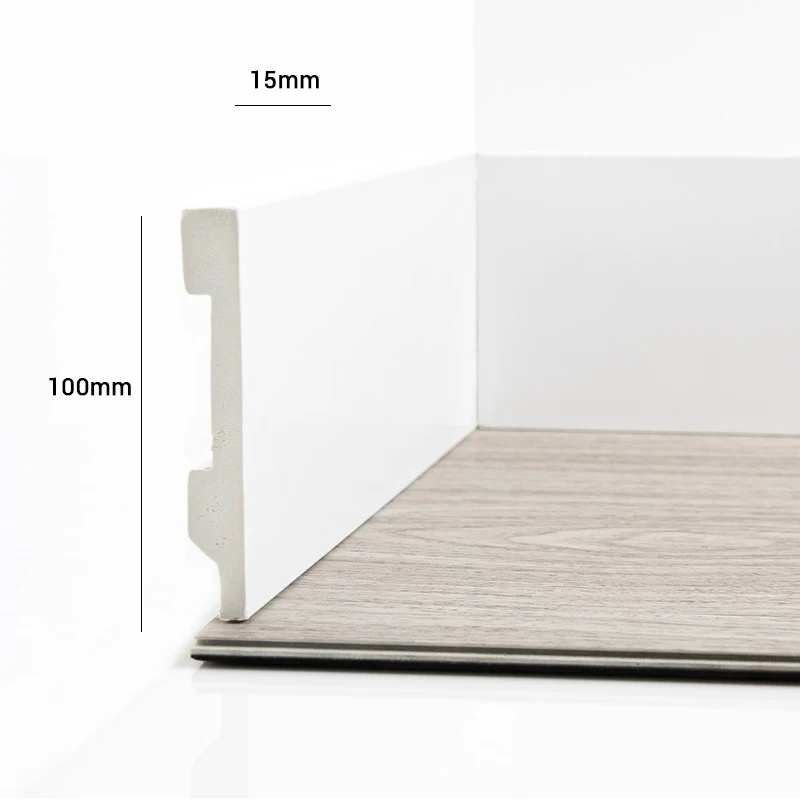 Material para Instalación y Complementos PVC Rodapié PS Blanco 100