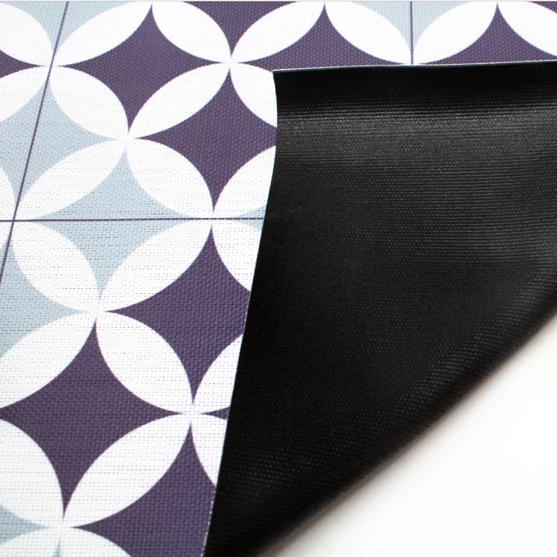 Alfombras 95% PVC + 5% PES Circulos Bicolor Alfombra Vinilica de exterior 160x240