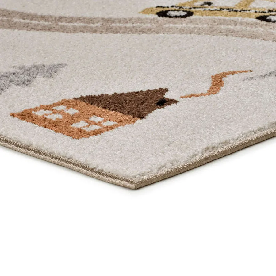 Alfombras 100% Polipropileno HEAT-SET FRISÈ Alfombra infantil Transporte multi