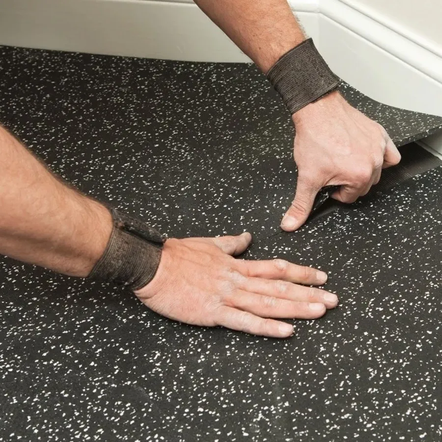 Obras accesorios Instalación de Caucho o Goma en bobina