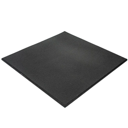 Caucho Macizo Loseta De Caucho ArquiFit PRO 1x1m | Macizo | 20mm | DENSIDAD PREMIUM | Alto Rendimiento | Negro