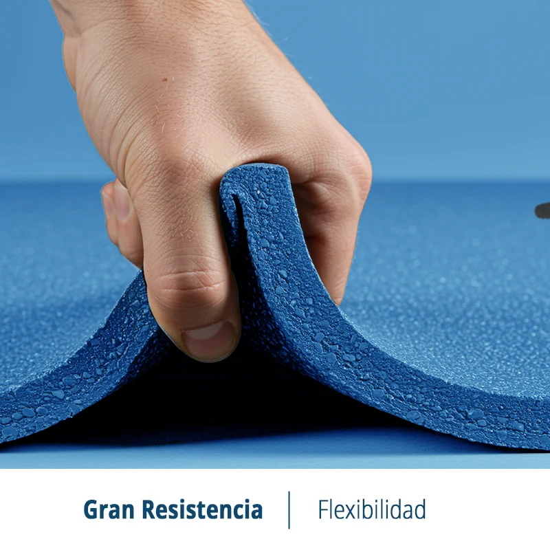 Caucho Macizo LOSETA 50x50cm 20mm ALTA DENSIDAD Azul