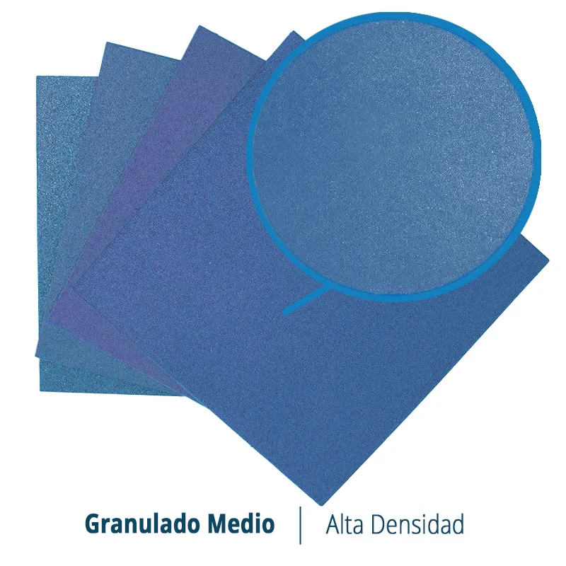 Caucho Macizo LOSETA 50x50cm 20mm ALTA DENSIDAD Azul