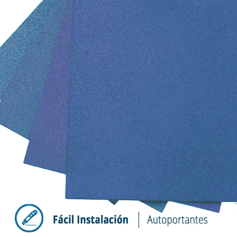 Caucho Macizo LOSETA 50x50cm 20mm ALTA DENSIDAD Azul