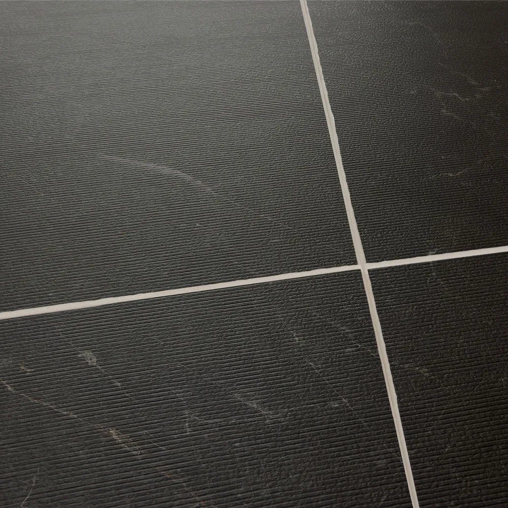 Revestimiento Pared PVC Negro Montreal Rayada