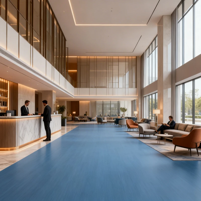 Vinílicos Homogéneo Suelo Vinílico Azul Lagos 7350