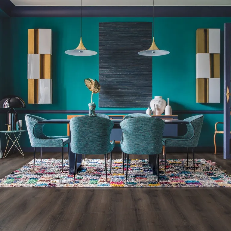 Tarimas Laminada Roble Desierto Marrón Oscuro cepillado