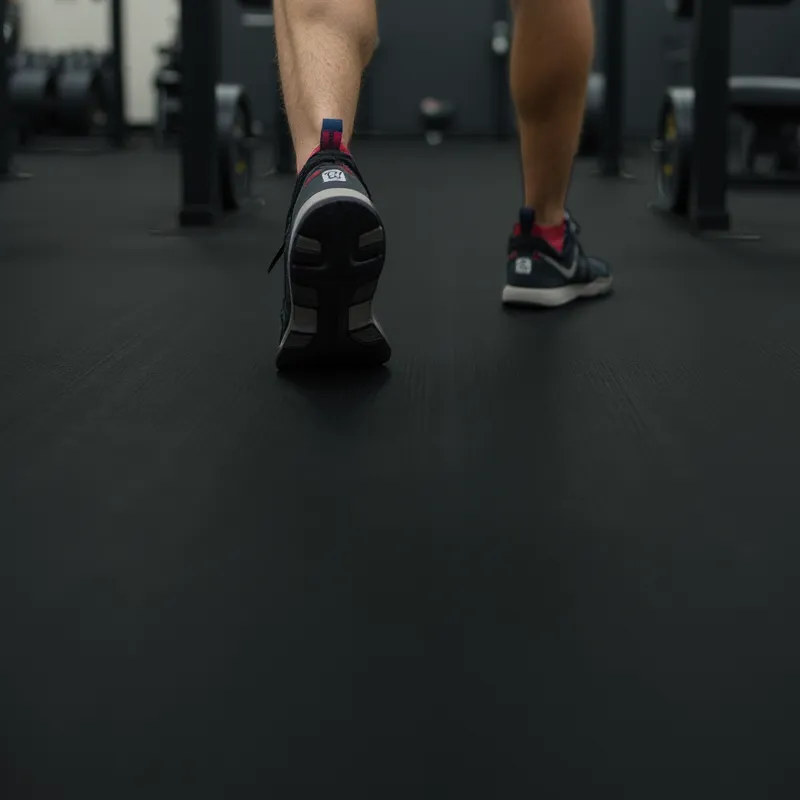 Caucho Macizo ROLLO DE CAUCHO 1x15m | 4mm | Negro | ACABADO LISO sin GRANO | Densidad Premium | Gimnasios | Yoga | Cardio | Infantil