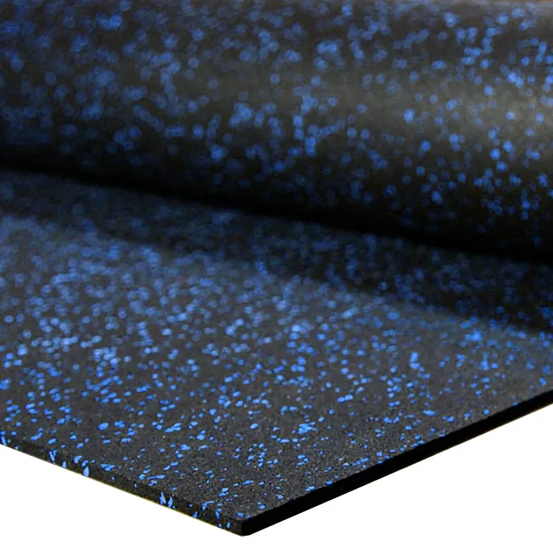Caucho Macizo ROLLO DE CAUCHO 1,25X10m | 4mm | Negro/Azul | Alta Densidad