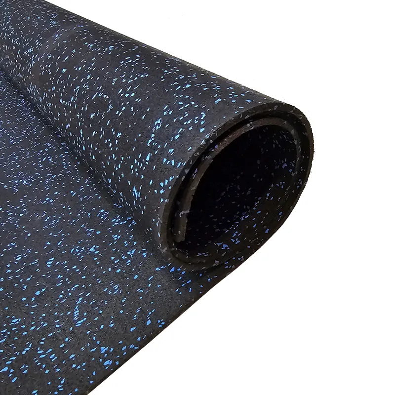 Caucho Macizo ROLLO DE CAUCHO 1,25X10m | 4mm | Negro/Azul | Alta Densidad