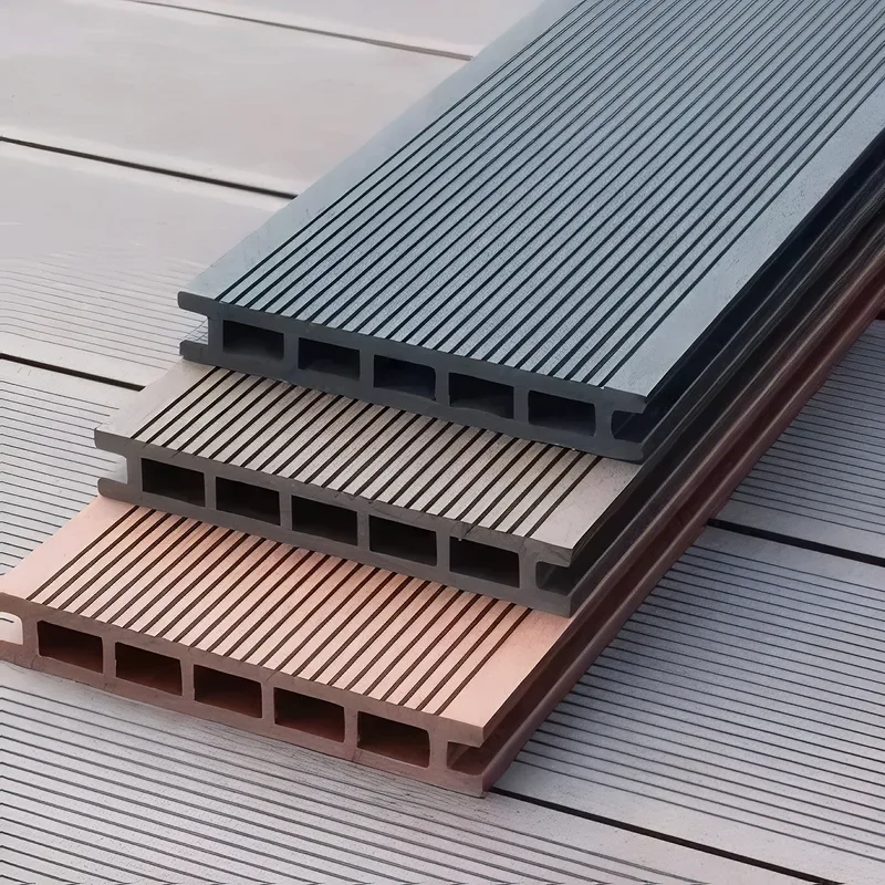 Tarima exterior Tecnológica Tarima Sintética Exterior Teja Nueva Delhi | Reversible, resistente y sin mantenimiento.