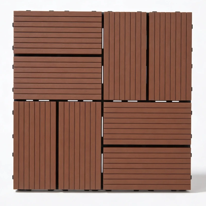 Tarima exterior Tecnológica Losetas Chocolate con Leche Pequeñas 29,5x29,5 ArquiTech
