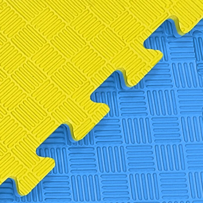 Tatami Etileno Acetato de Vinílo de Alta Densidad Tatami Azul Amarillo |1x1| 20mm