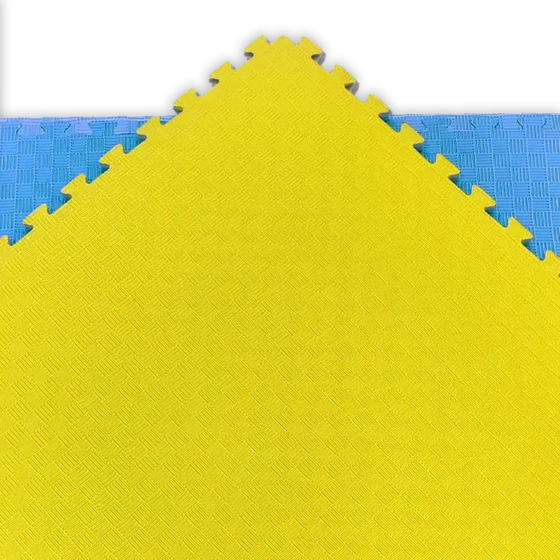 Tatami Etileno Acetato de Vinílo de Alta Densidad Tatami Azul Amarillo |1x1| 20mm