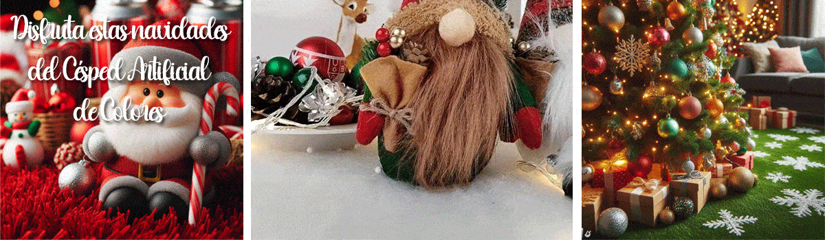 Oferta Césped Artificial 2024-2025 Durante el mes de diciembre no dejes escapar nuestras ofertas de Navidad en nuestro Césped de Colores