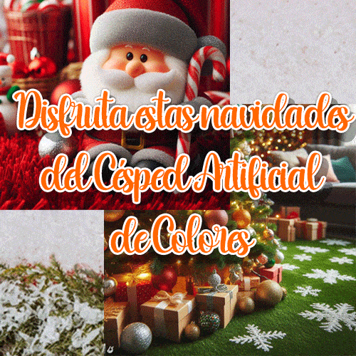 Navidad Césped Artificial Solo durante estos días llevate el Césped ARtidicial de colores a 5,70€/m²